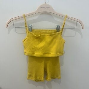 Daily Drills Sunny Ribbed Set